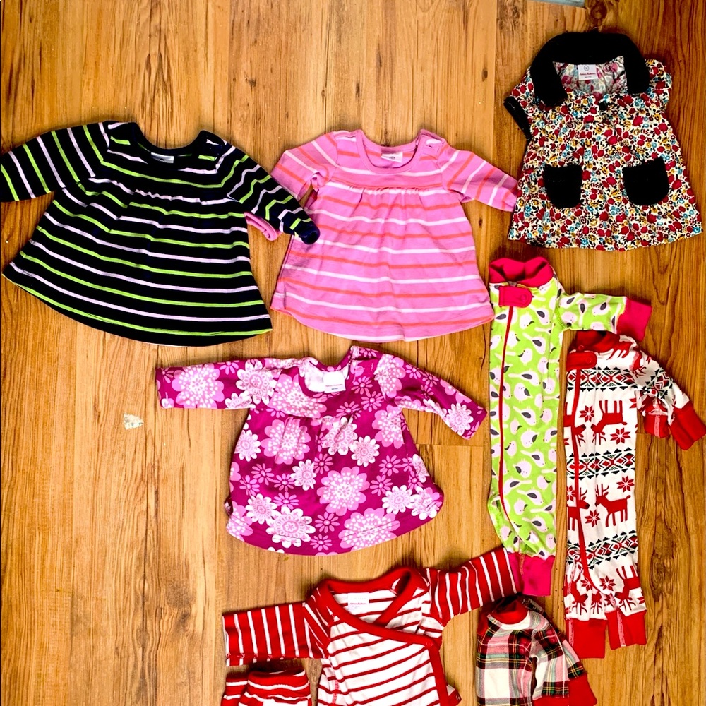 9 piece set of Hanna Andersson clothes